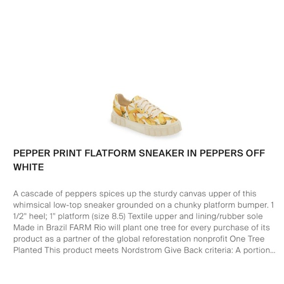 FARM Rio Yellow Banana Print Sneakers - Picture 15 of 16